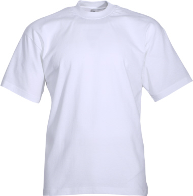 T-Shirt weiss Rundhals, JOB