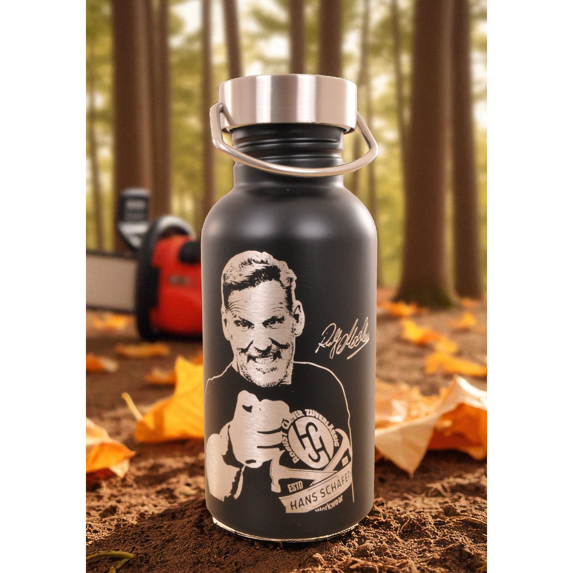 Flasche, Wasserflasche, Gesicht, Kopf, Person