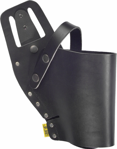 Bohrschraubertasche aus Leder schwarz, JOB