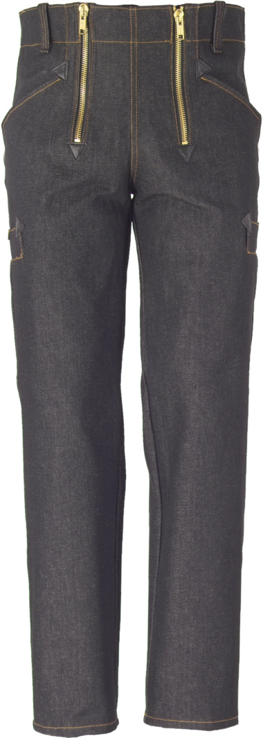 Sonderanfertigung Zunft-Jeans schwarz gerade Form., JOB