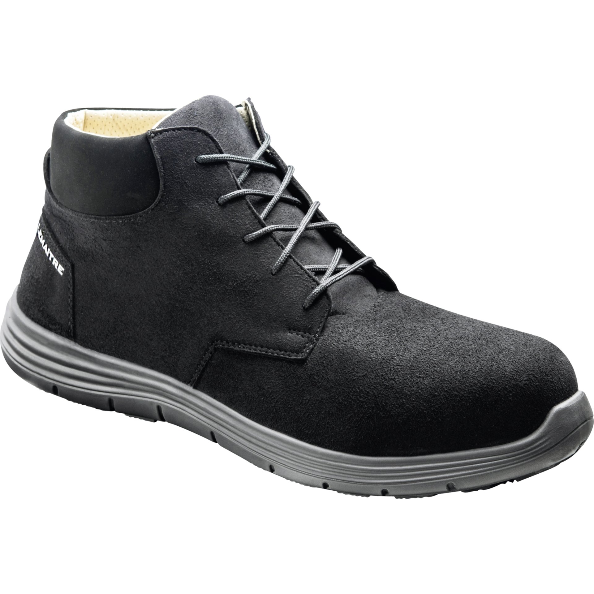 Stiefel, Sneaker, schwarz, Lederimitat, Gummisohle